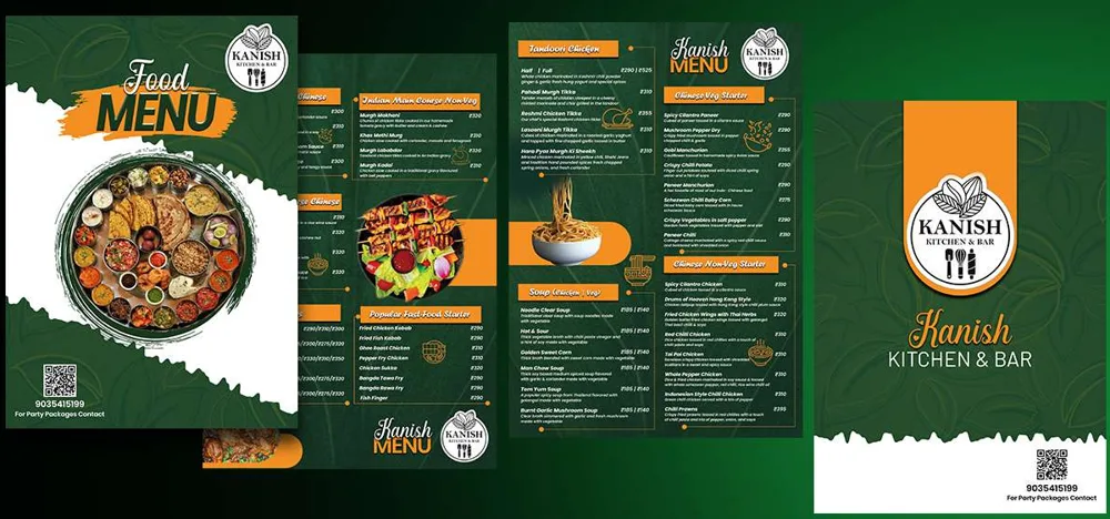Menu designs